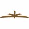 Ekena Millwork Davenport Rough Sawn Timber Gable Bracket, Western Red Cedar, 96"W x 32"H x 2"D x 6"F, 8/12 Pitch GBW096X32X0206DAV00RWR - alternate 2